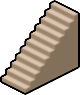 stairs brown